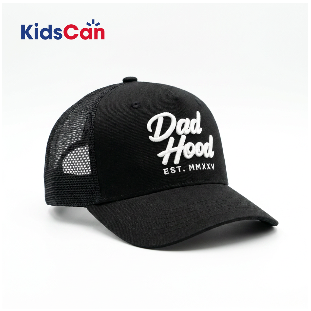 Dad Hood - Black Trucker Hat